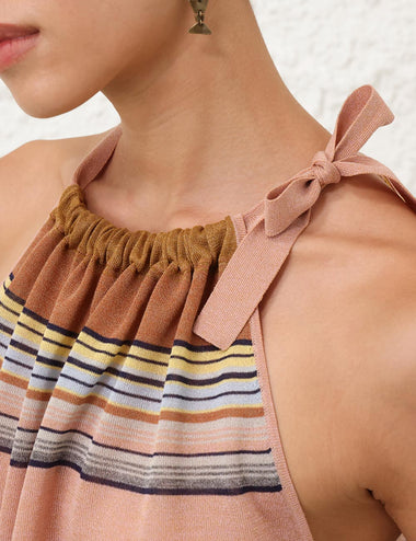 Coco Stripe Halter Top