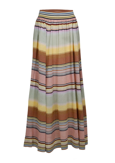 Coco Stripe Circle Skirt