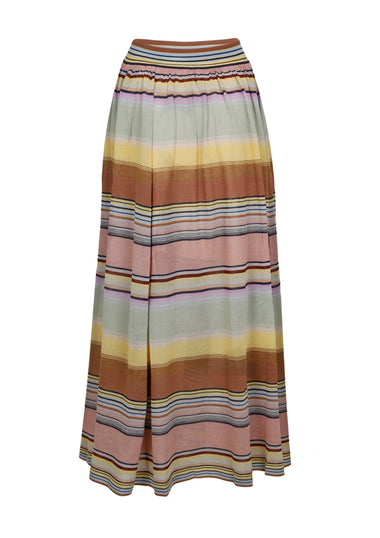 Coco Stripe Circle Skirt