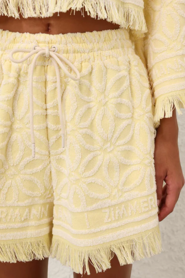 Coco Towelling Short Yellow/Cream