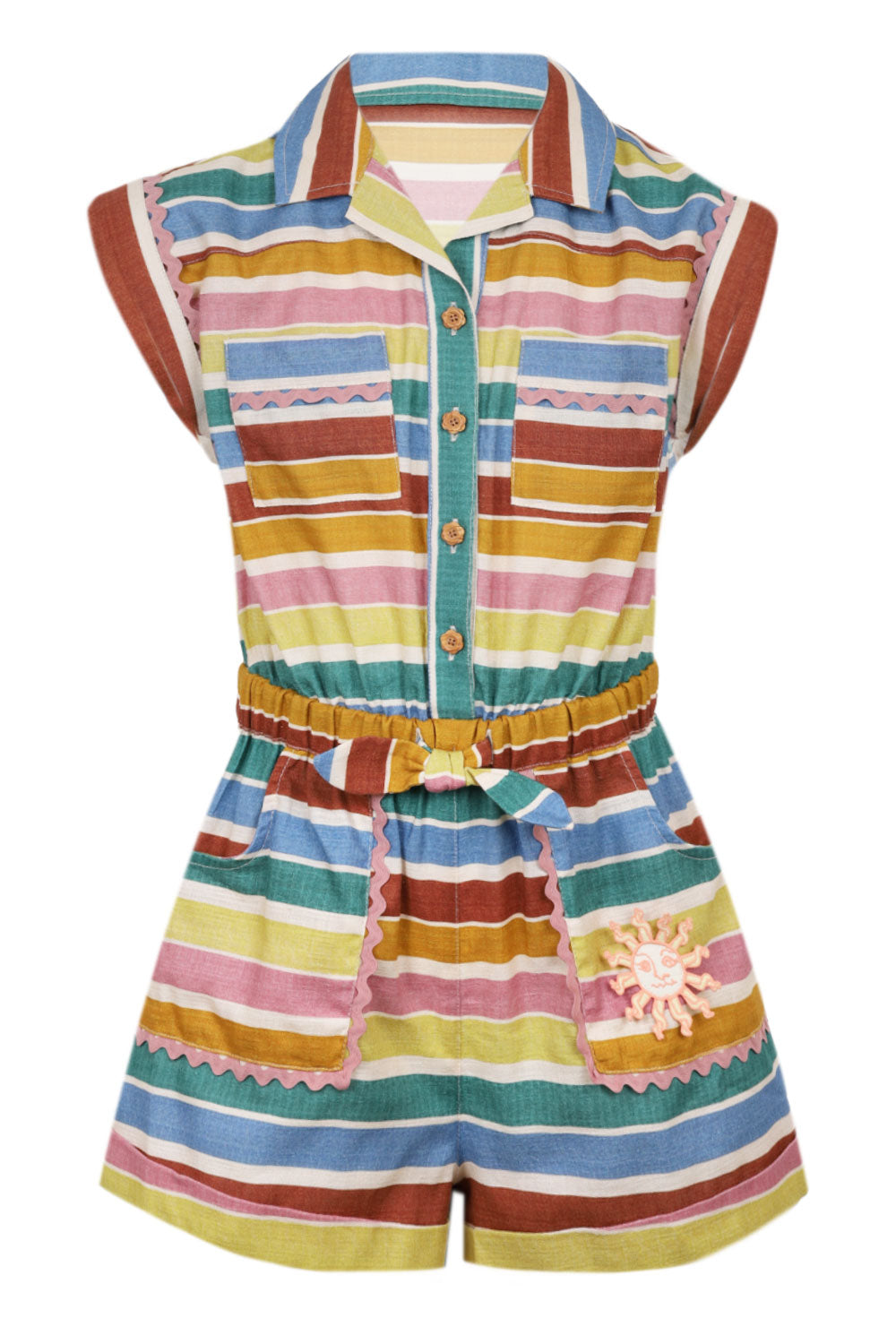 Load image into Gallery viewer, Everley Kids Pocket Playsuit
