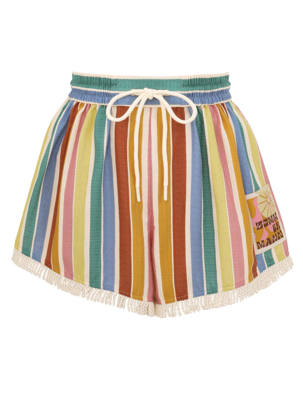 Load image into Gallery viewer, Everley Relaxed Short Multi Stripe - Shorts
