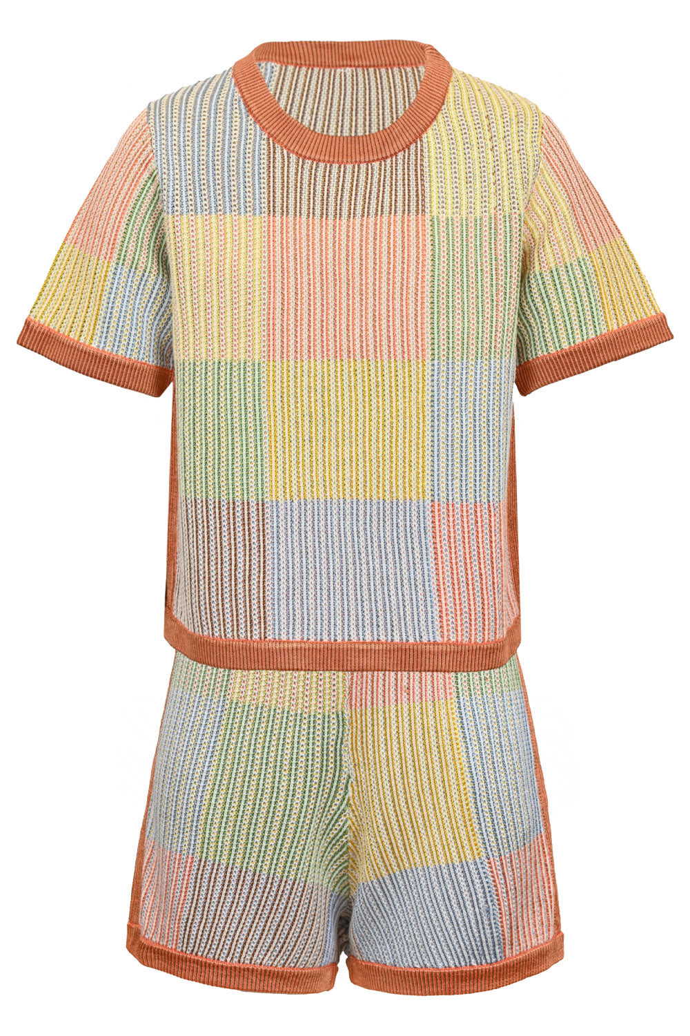 Load image into Gallery viewer, Everley Patchwork Knit Set
