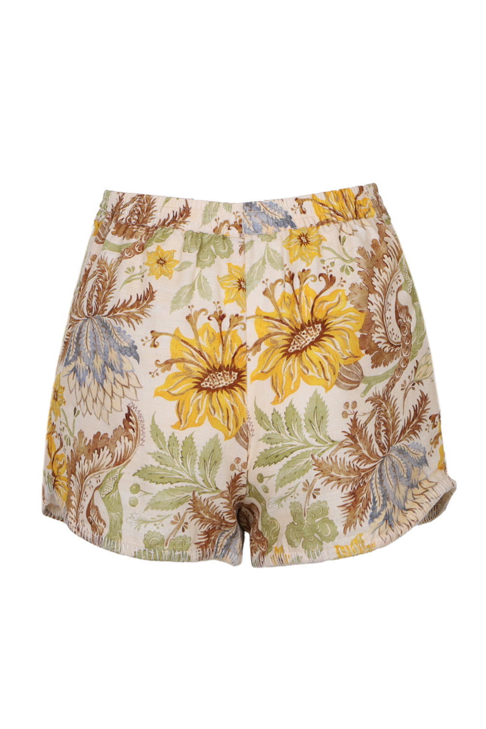 Load image into Gallery viewer, Floral Cream Shorts
