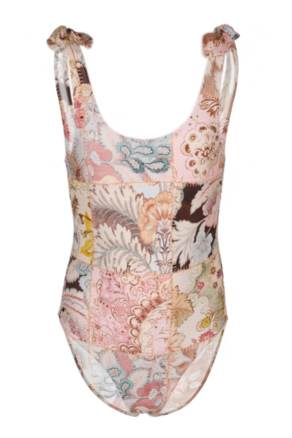 Load image into Gallery viewer, Floral Tie Shoulder Daylight
