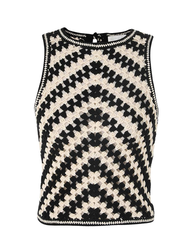 Halliday Hand Crochet Tank Top - Top