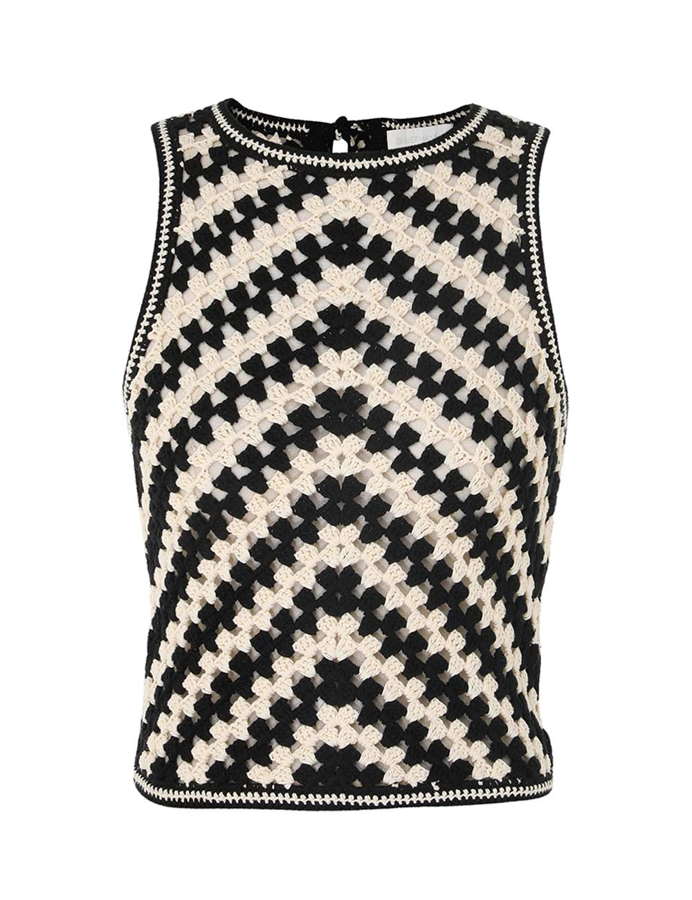 Load image into Gallery viewer, Halliday Hand Crochet Tank Top - Top
