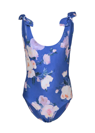 Everley Bow Shoulder One Piece Swimsuit - One Piece