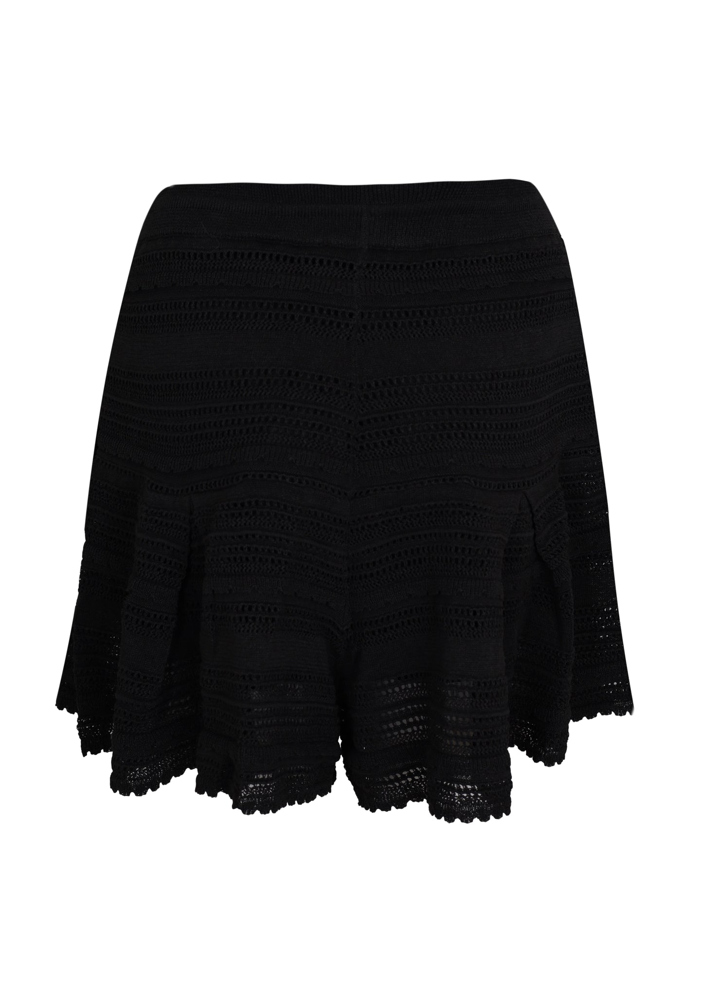 Load image into Gallery viewer, Lucky Lace Knit Short  Black
