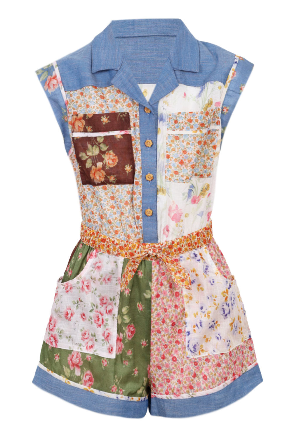 Load image into Gallery viewer, Lucky Playsuit Spliced
