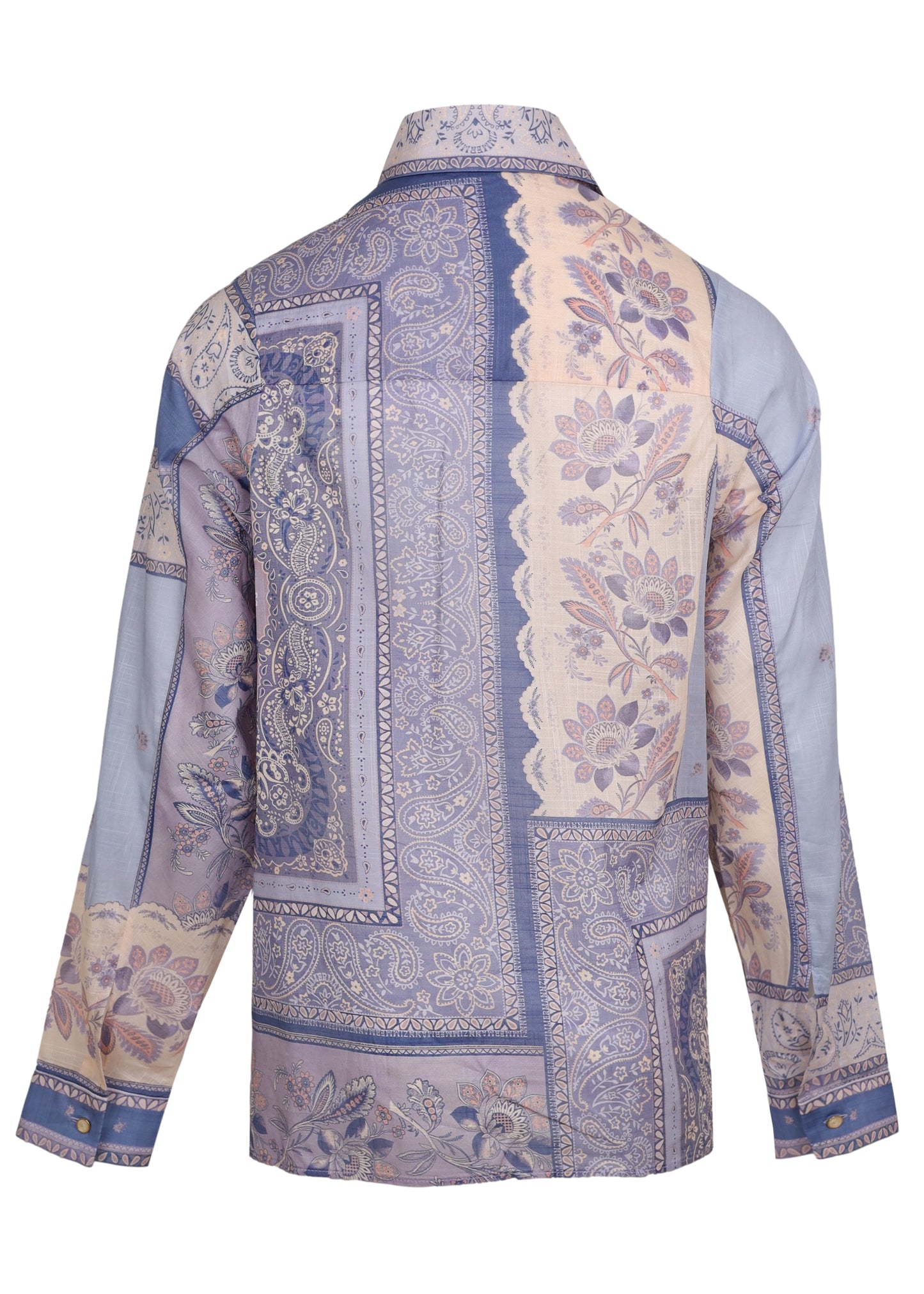 Load image into Gallery viewer, Lucky Relaxed Shirt Blue Bandana
