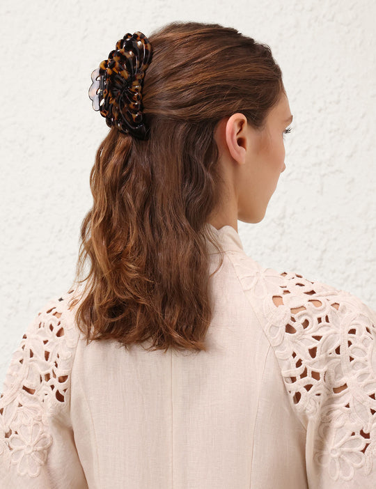 Load image into Gallery viewer, Palm Clasp Havana - Hair Accessories
