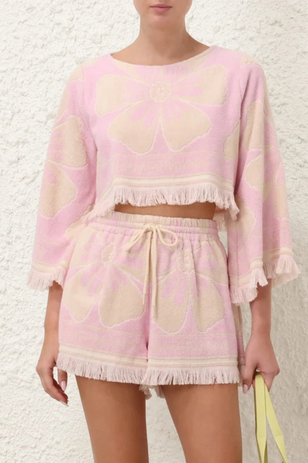 Pop Long Sleeve Towelling Top