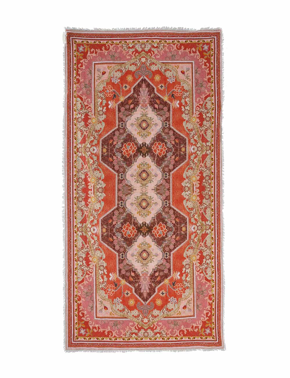 Load image into Gallery viewer, Printed Cotton Pareo Rust Multi - Sarong
