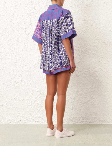 Acadian Spliced Shirt - Top