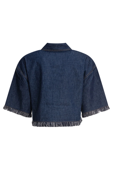 Rhiannon Fringe Denim Shirt