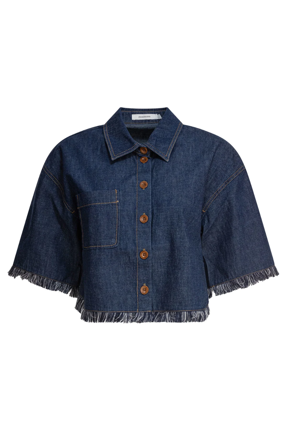 Rhiannon Fringe Denim Shirt