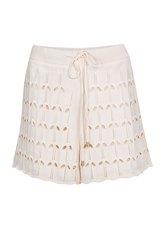 Rhiannon Pointelle Short Cream