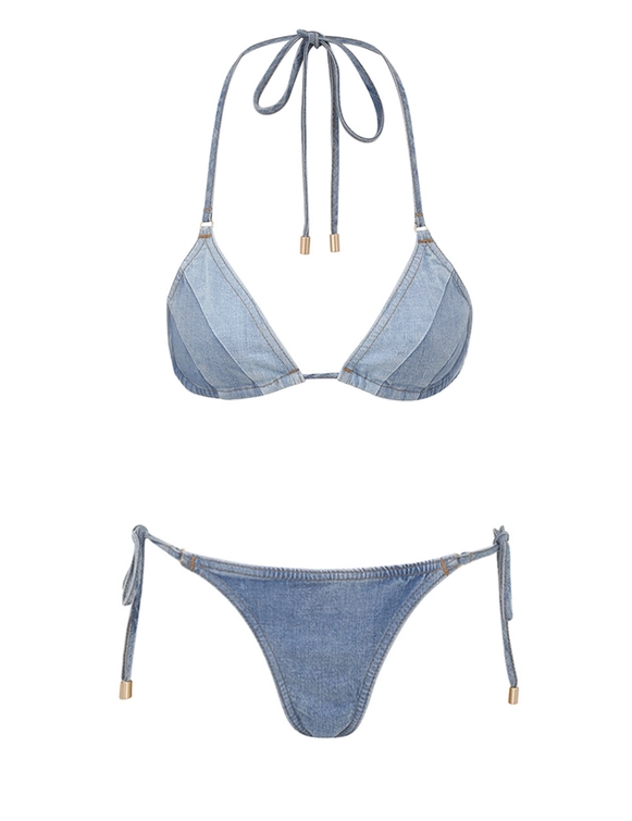 Load image into Gallery viewer, Tallow Denim Bikini - Bikini
