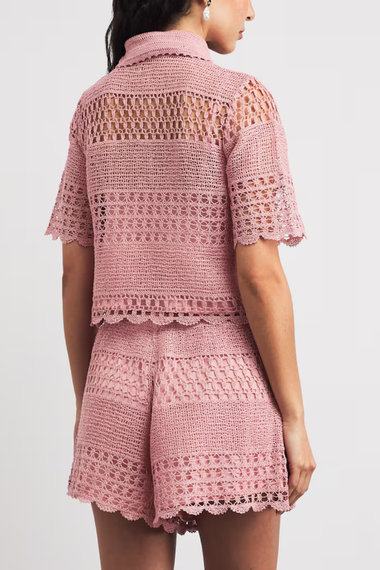 Wanderlust Sun Crochet Shirt