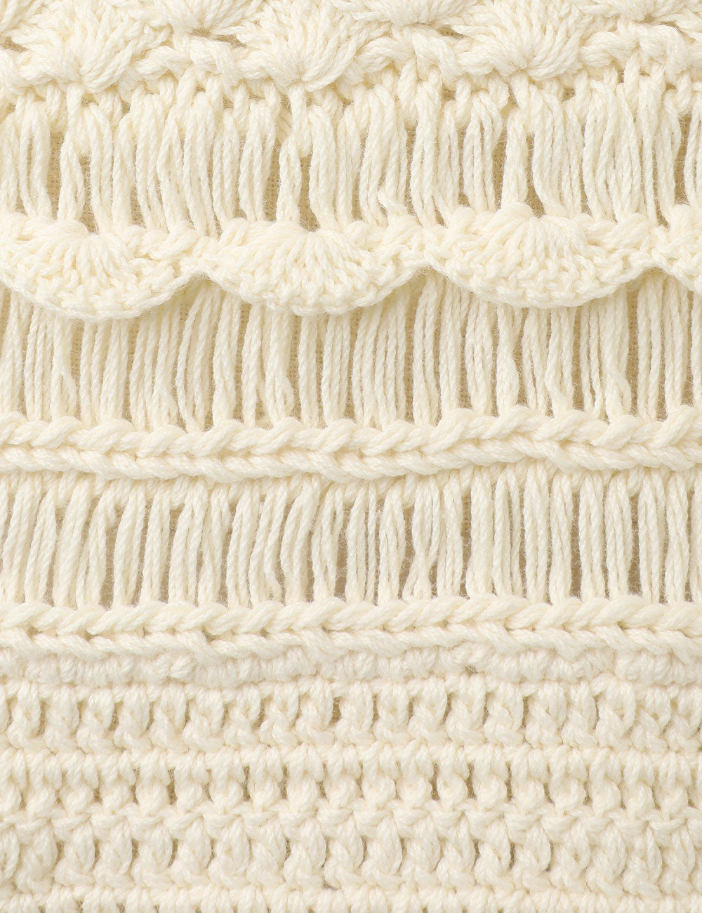 Load image into Gallery viewer, Waverly Crochet Halter Top Cream - Top
