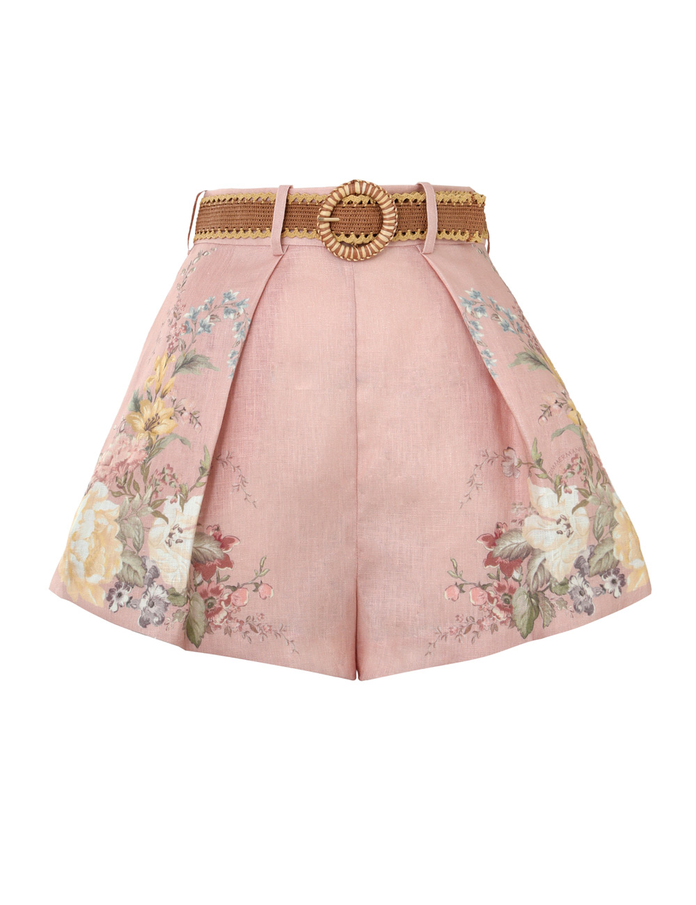 Load image into Gallery viewer, Waverly Tuck Short Pink Floral - Shorts

