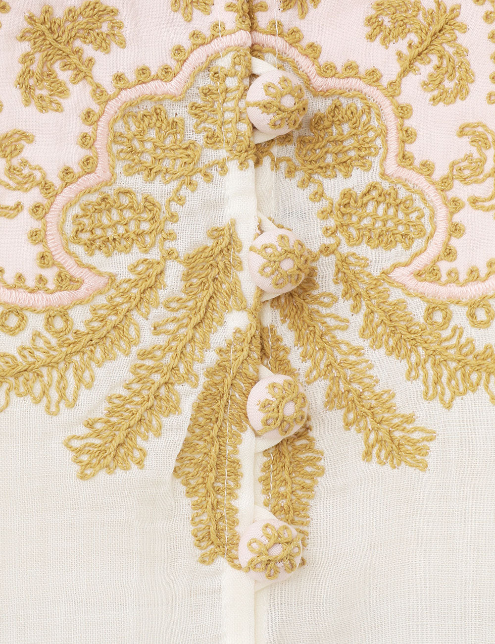 Load image into Gallery viewer, Waverly Embroidered Top in Cream/Gold - Top
