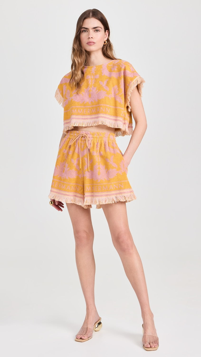 Load image into Gallery viewer, Wylie Towelling Crop Top - Top

