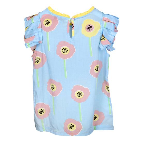 Load image into Gallery viewer, Frill Sleeve Top for Kids
