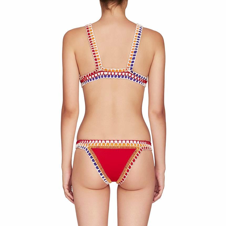 Kaia Bikini Top Red