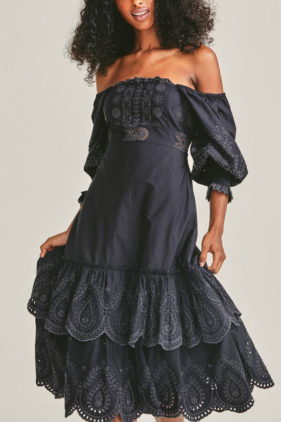 Load image into Gallery viewer, Toulon Dress Black
