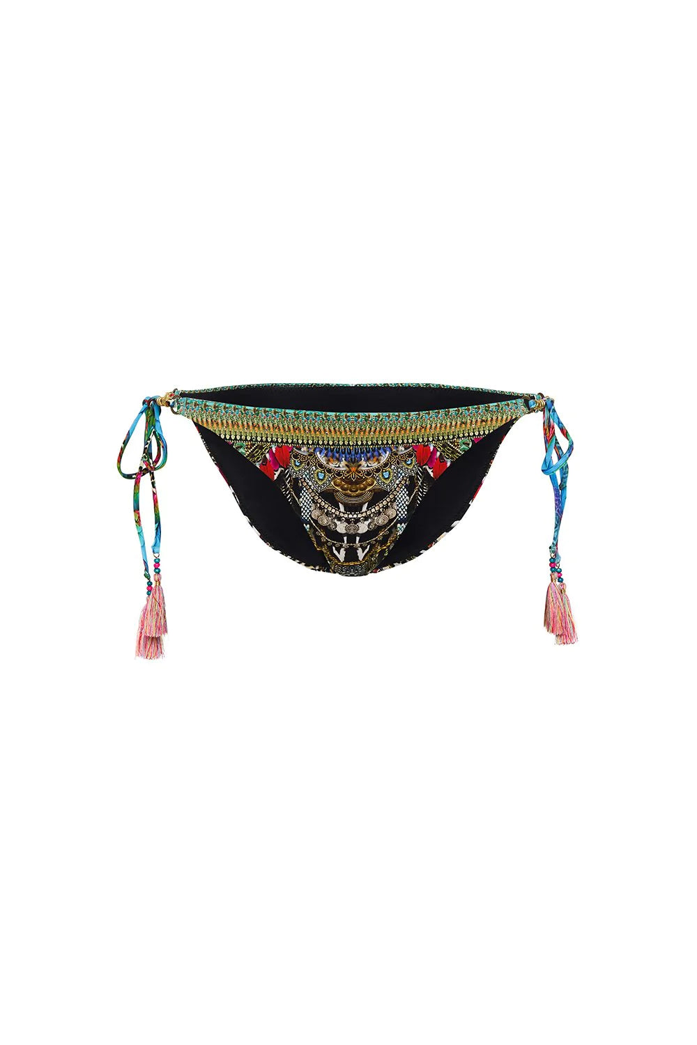 Load image into Gallery viewer, Tie Side Pant With Rings Guardians Of The Sun - Bikini Bottom
