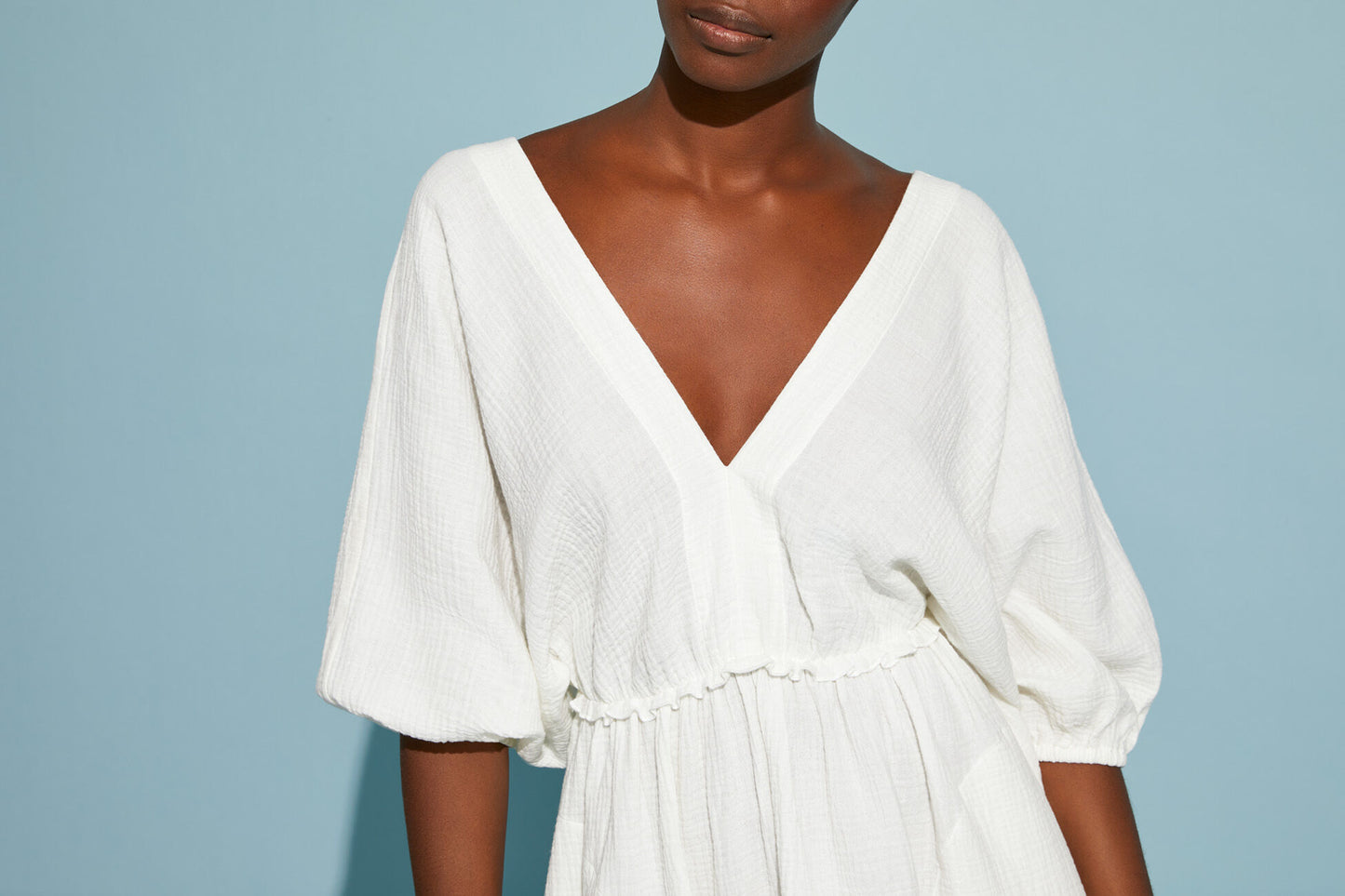 Load image into Gallery viewer, Eris Short Dress Blanc
