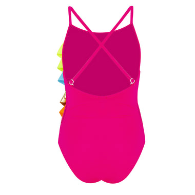 Cross Back One Piece Swimsuit