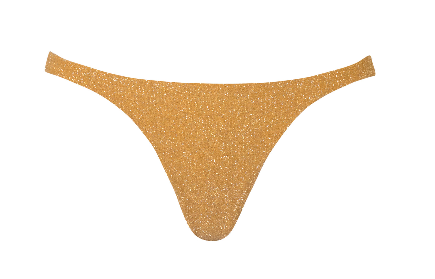 Load image into Gallery viewer, Goa Bottom Glossy Gold Bikini
