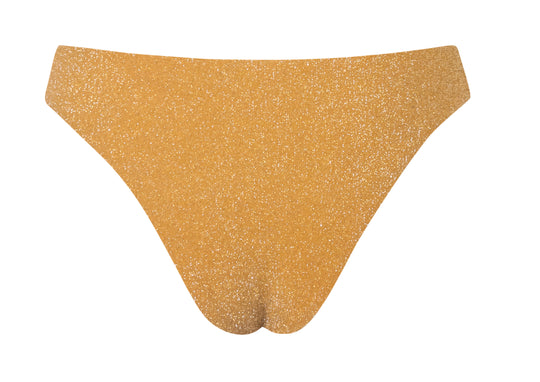 Goa Bottom Glossy Gold Bikini