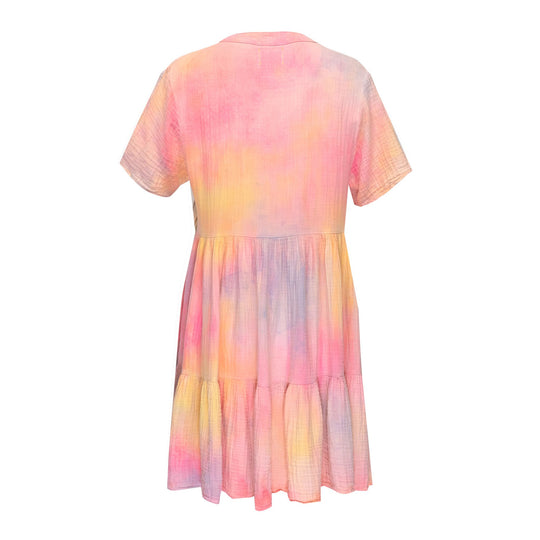 Load image into Gallery viewer, Elmatador Dress Opal Tie Dye
