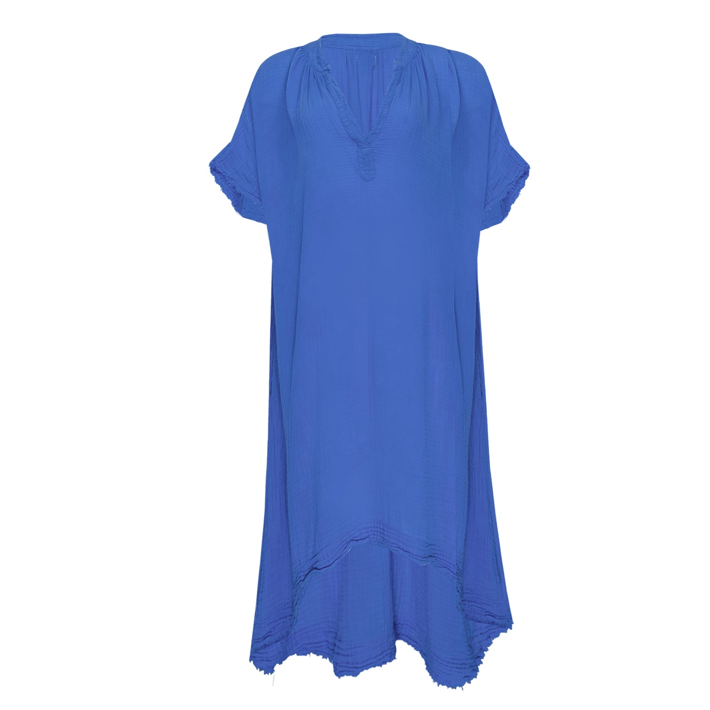 Load image into Gallery viewer, Tunisia Kaftan Moroccan Blue - ONE SIZE - Kaftan
