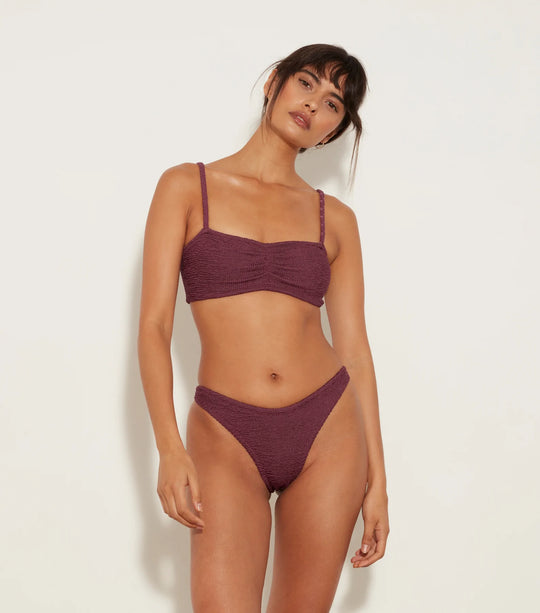 Aura Bikini Metallic Grape - ONE SIZE - Bikini