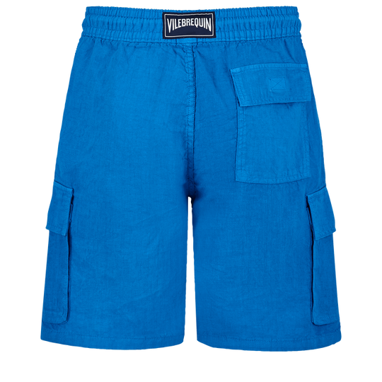 Mens Casual Bermuda Short with One Back Pocket