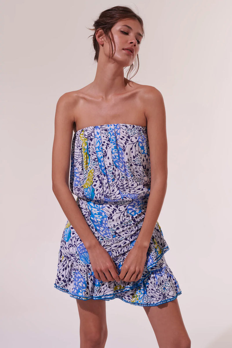 Bandeau Dress Ambra Blue Ailes