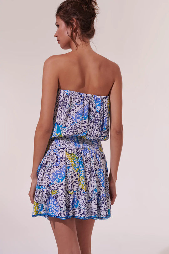 Womens Mini Pleated Dress