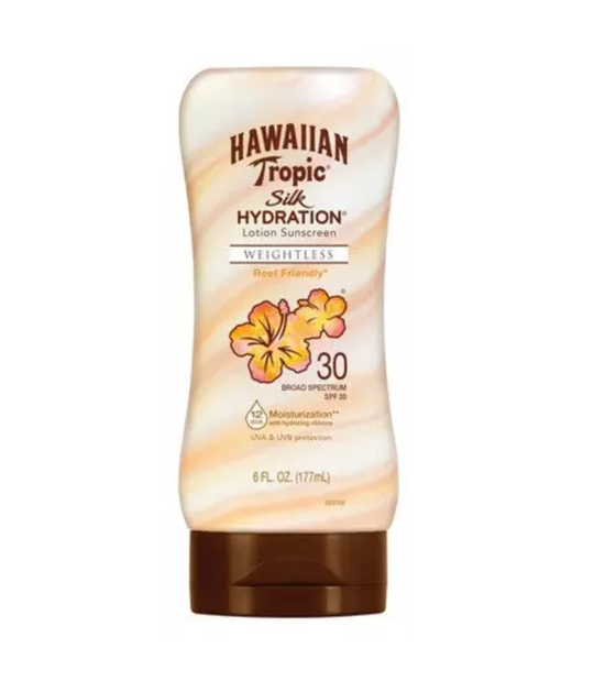 Hawaiian Tropic Silk Hydration Weightless Sunscreen Lotion SPF 30