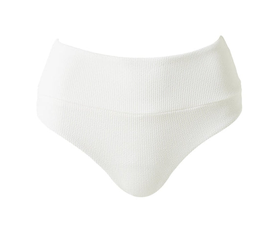 Load image into Gallery viewer, Melissa Odabash High Waisted Bikini Bottoms in White
