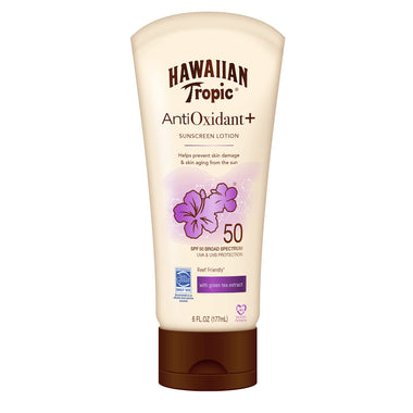 Hawaiian Tropic Anti Oxidant Sunscreen Lotion SPF50 - Sun Cream
