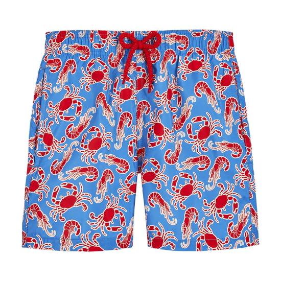 Kids Swim Shorts in Crabs & Shrimps Print
