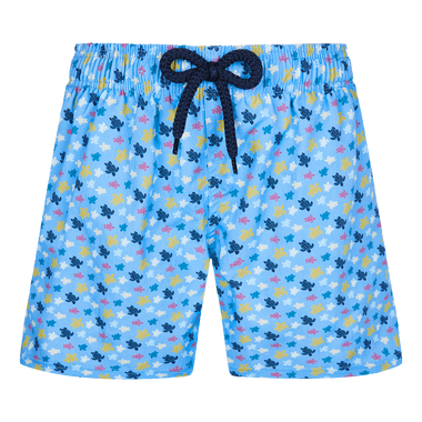 Boys Swimming Trunks in Mini Turtle Print