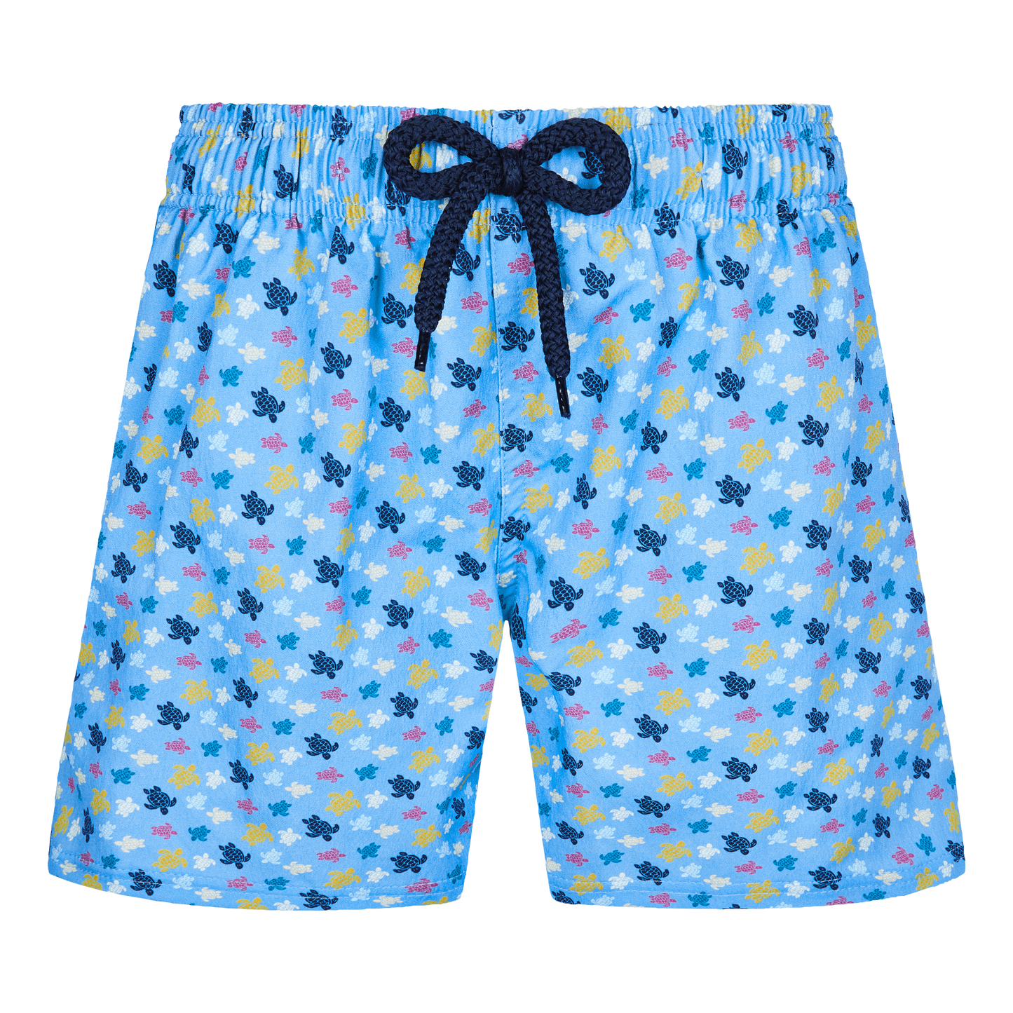 Load image into Gallery viewer, Boys Swimming Trunks in Mini Turtle Print
