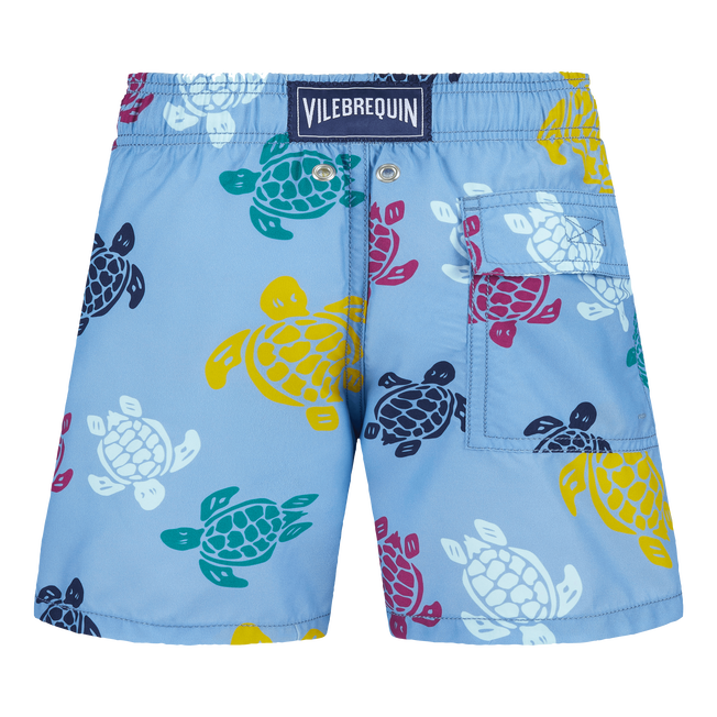 Load image into Gallery viewer, Boys Designer Swim Shorts with Two Back Eyelets
