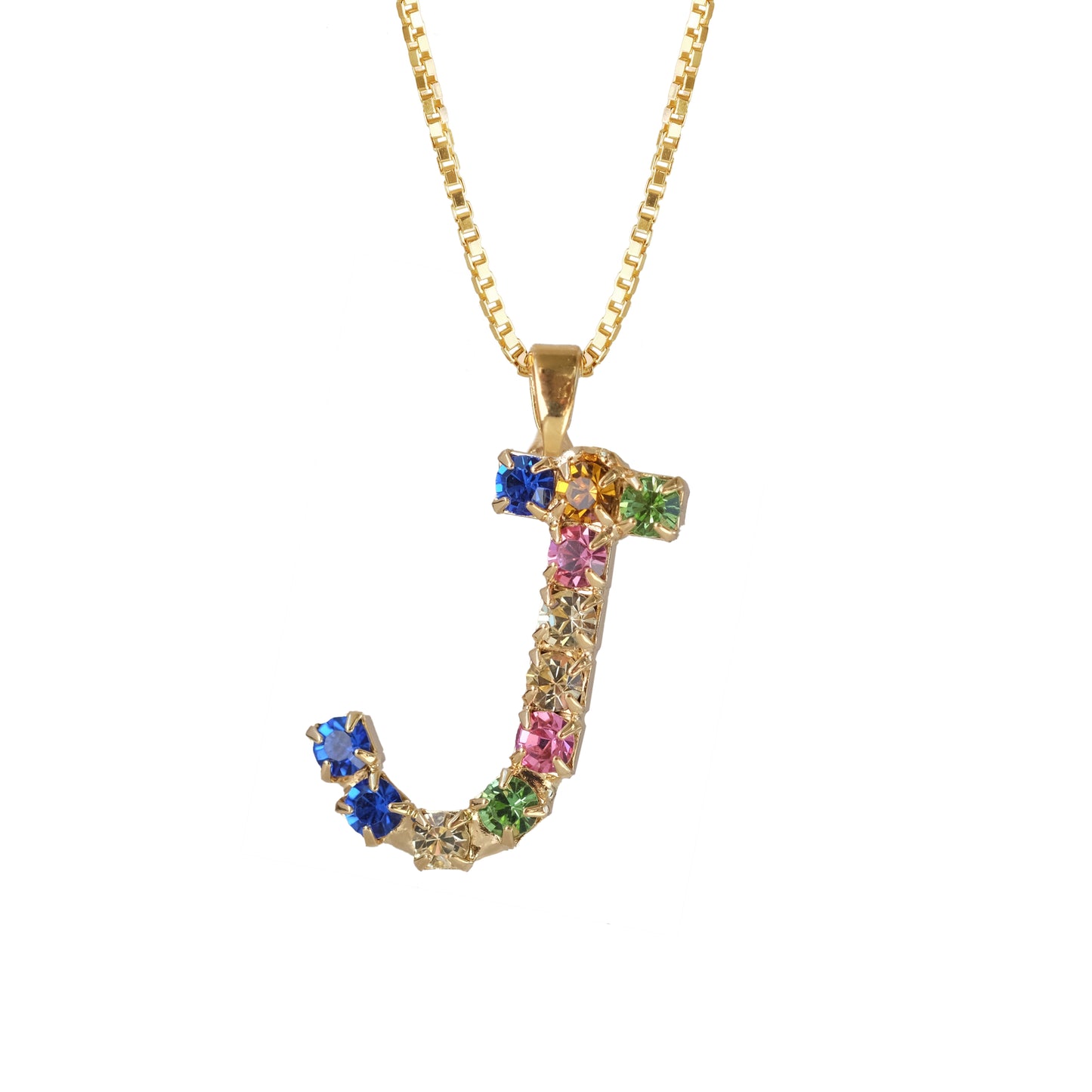 Load image into Gallery viewer, Letter Necklace J
